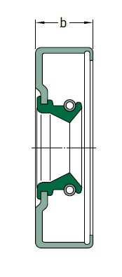 32X46X8   CRS1 R   Манжетное уплотнение SKF