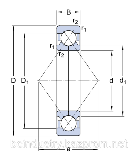 QJ 207 N2MA/C2L  подшипник  SKF