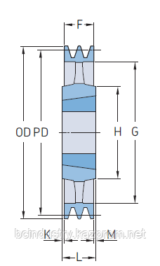 PHP 4SPC265TB   шкив SKF