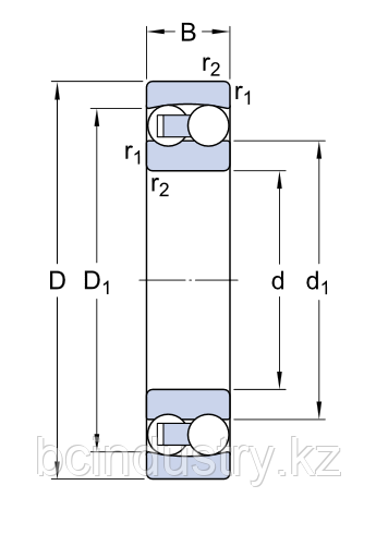 129 TN9   подшипник SKF