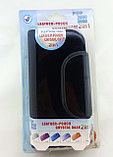 Чехол кожаный на застежке с пласт. защ. Sony PSP Slim 2000/3000 2in1 Leather-Pouch Crystal Case, чер, фото 5
