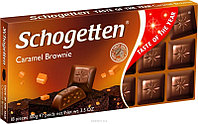 Молочный шоколад Schogetten Карамельное пирожноe Caramel Brownie 100гр (15 шт. в упаковке)