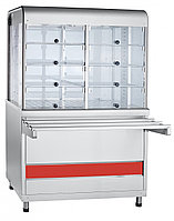Прилавок-витрина тепловой ПВТ-70КМ (Линии раздачи для столовых)