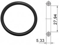 Сменное кольцо из витона. Применяется вместе с центрирующим кольцом стандарта KF25 (Kwik Flange) для центриров