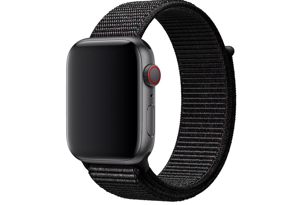 Браслет/ремешок для Apple Watch 44мм, спортивный, размер L, чёрный (MTM82ZM/A)