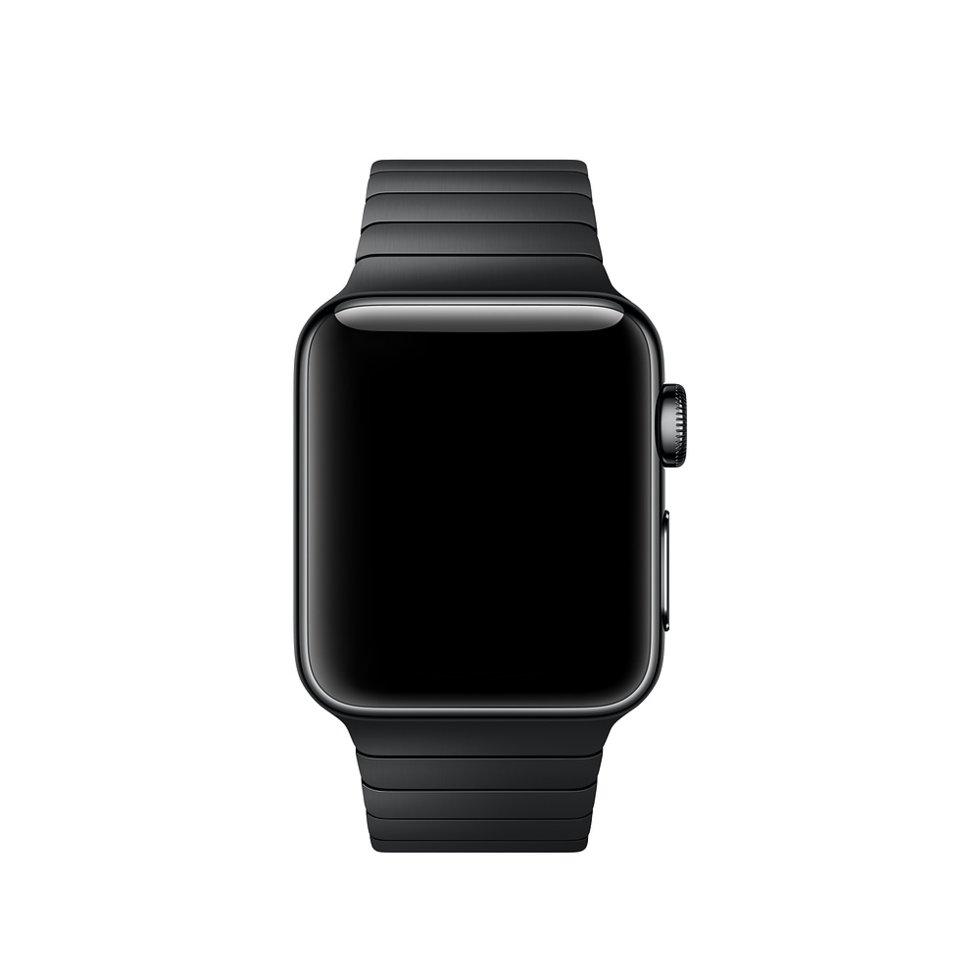 Браслет/ремешок для Apple Watch 38мм, блочный черный (MJ5H2ZM/A) - фото 2 - id-p61823033