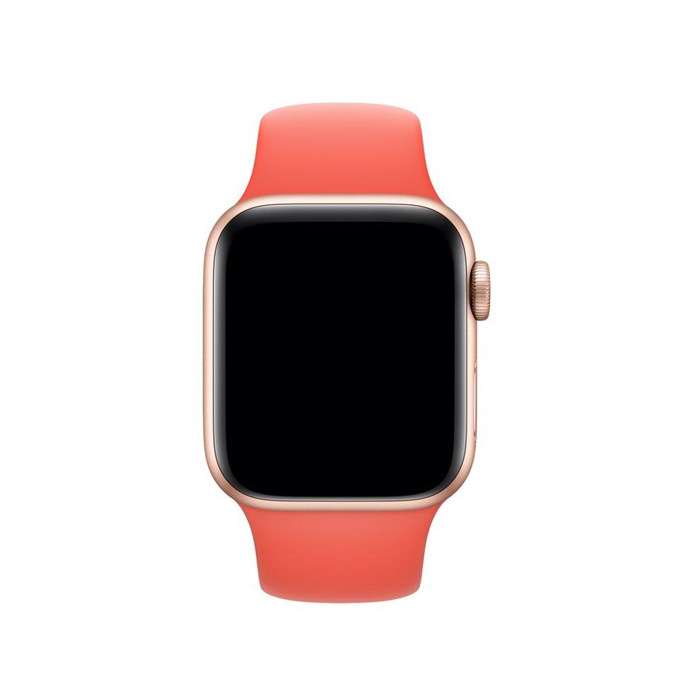 Браслет/ремешок для Apple Watch 40мм, размеры S/M и M/L, спортивный, «спелый нектарин» (MTPA2ZM/A) - фото 2 - id-p61823036