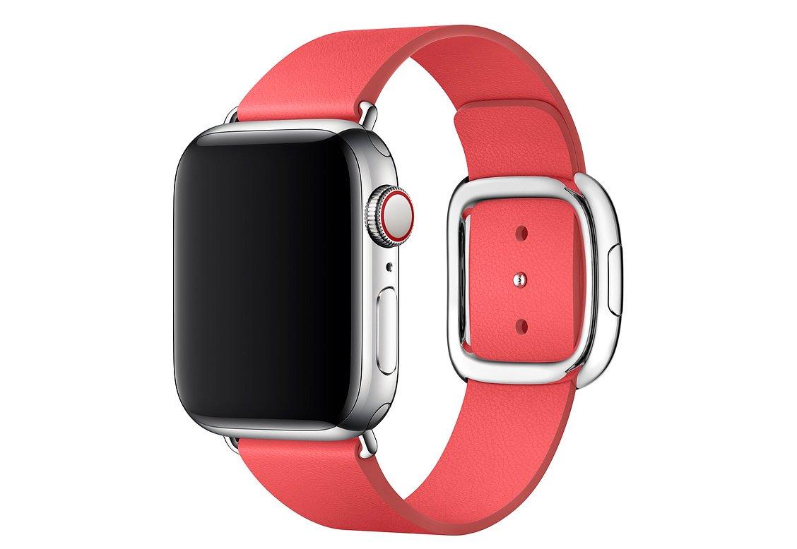 Браслет/ремешок для Apple Watch 40мм, с современной пряжкой, размер M, «розовый пион» (MTQQ2ZM/A)