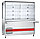 Прилавок-витрина холодильный ПВВ(Н)-70КМ-С-03-НШ вся нерж. с гастроемкостями (1500 мм), фото 2