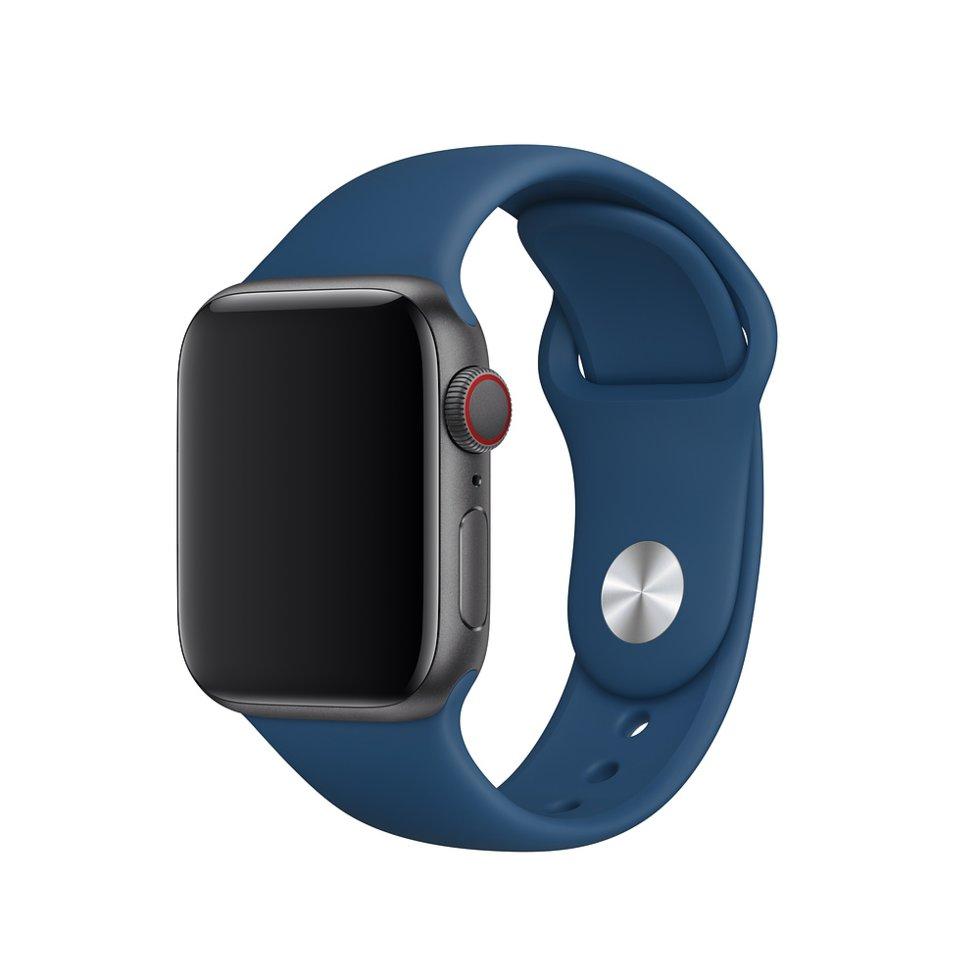 Браслет/ремешок для Apple Watch 44мм, размеры S/M и M/L, спортивный, «морской горизонт» (MTPR2ZM/A), фото 1