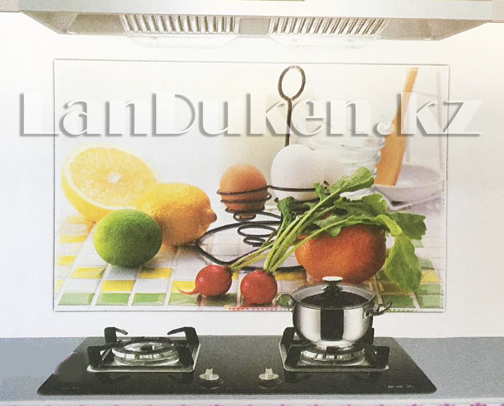 Кухонная наклейка на кафельную плитку 60x90 овощной натюрморт YL-2021