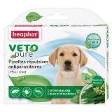 Beaphar VETO pure Puppy Беофар капли для щенков от блох, клещей и комаров 3 пипетки