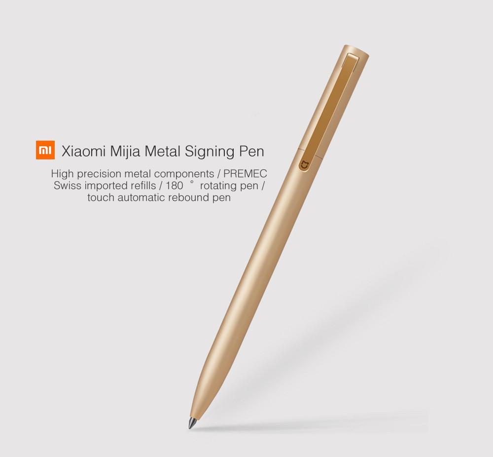 Ручка Xiaomi mi pen, цвет золото (металл)