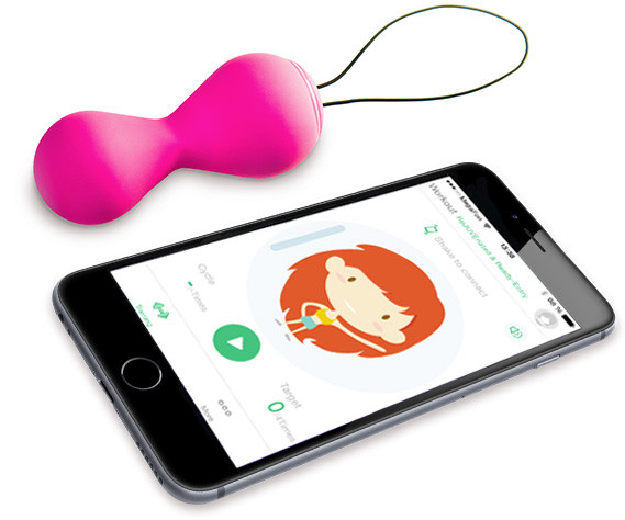 Вагинальные шарики "Gballs - Gvibe" от Fun Toys с персональным тренером вагинальных мышц