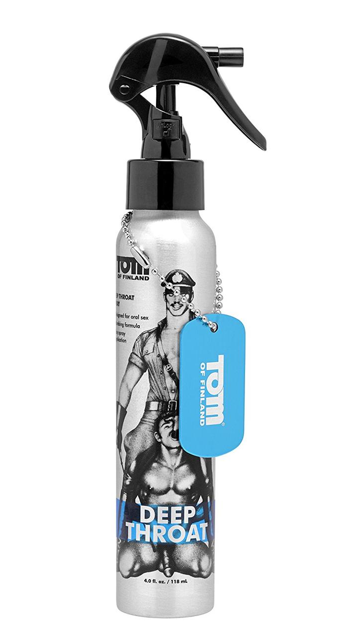 Спрей для глубокого минета Deep Throat Spray - Tom of Finland, 118 мл, США