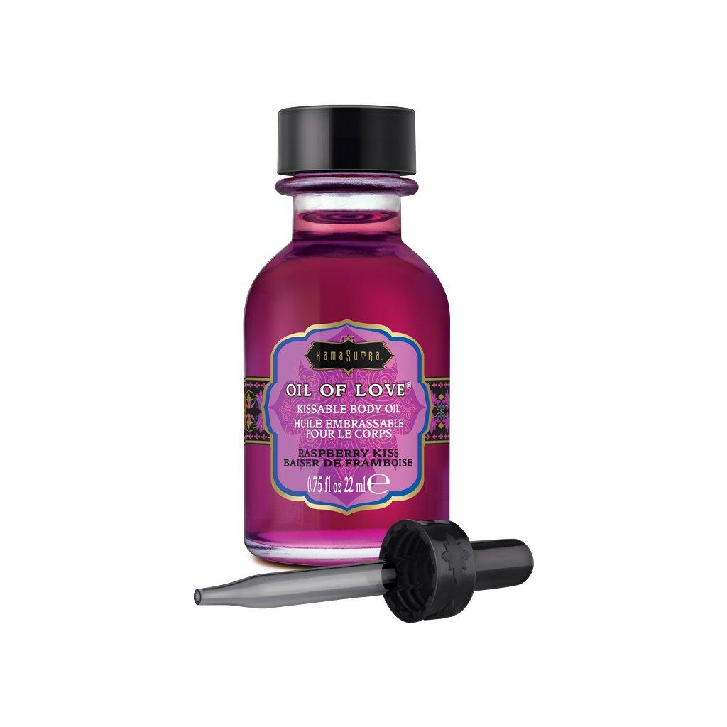Масло "Oil of Love - Raspberry Kiss - Kama Sutra", малина, 22 мл