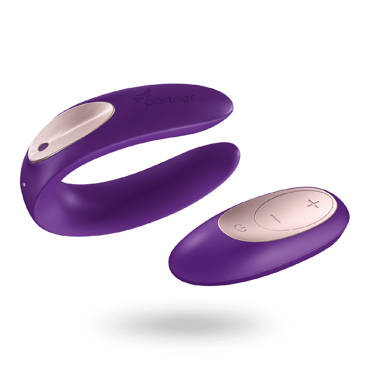 Вибромассажёр для пар "Partner Plus Remote" от Satisfyer, 8.8 см
