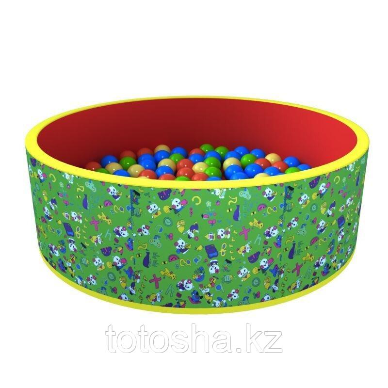 Сухой бассейн "Веселая поляна" (100 шаров) - зеленый - фото 1 - id-p61890840