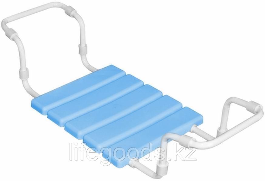 Сиденье в ванну пластиковое на металлической трубе (голубое) 170103