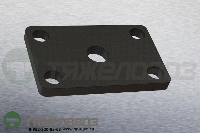 Опорная площадка рессоры W-агрегата 190 x 296 x 25 BPW 03.281.97.10.0