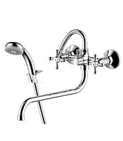 Смеситель для ванны ROSSINKA Y02-82с круглым изливом 350мм