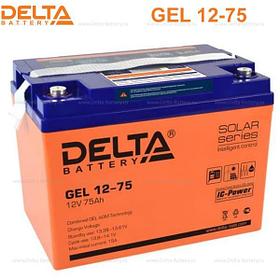 Аккумуляторная батарея Delta GEL 12-75 