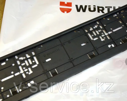 Рамка по номер прямоугольная WURTH
