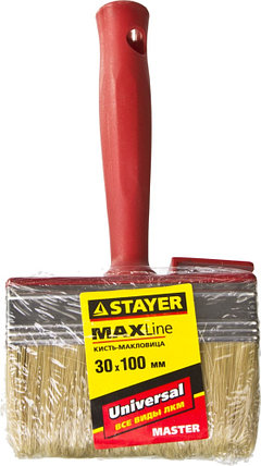 Макловица STAYER "MASTER" UNIVERSAL, светлая щетина, пластмассовый корпус, 3х10см, фото 2