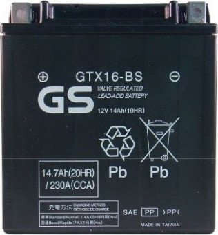 Аккумулятор GS Yuasa GTX16-BS new, фото 2