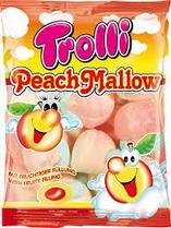 Суфле Trolli Персик c фруктовой начинкой  PeachMallow 150 гр.