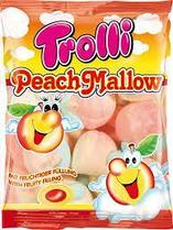 Суфле Trolli Персик c фруктовой начинкой  PeachMallow 150 гр.