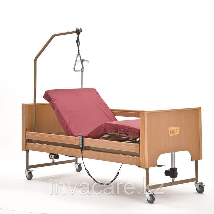 MET TERNA Кровать медицинская функциональная с регулировкой высоты (деревянное ортопед. ложе)