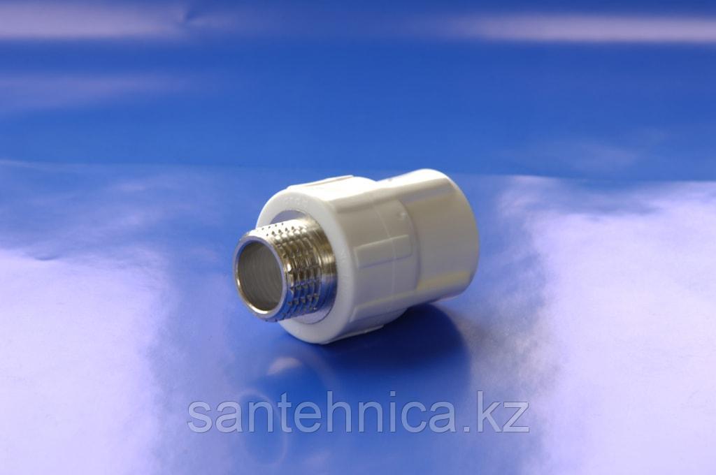 Муфта 25х3/4 "П" PPRC (БЕЛЫЕ) "Политэк" (150/50)