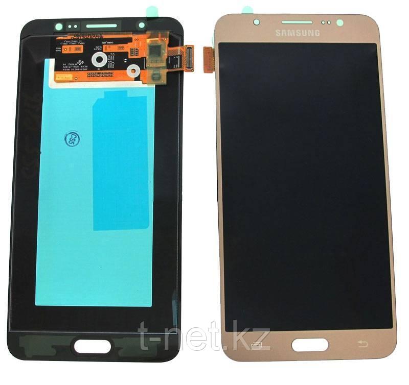 Дисплей Samsung Galaxy J7 Duos (2016) SM-J710 с сенсором, цвет золотистый