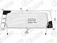 TOYOTA ALPHARD 02-08 желімінде жылытуы бар артқы шыны (жүксалғыш қақпағы)