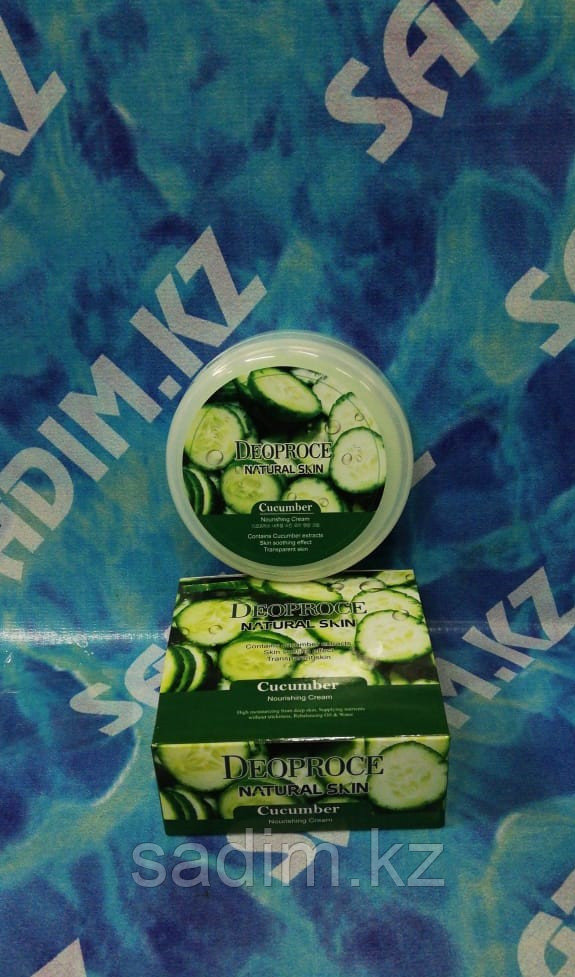 Deoproce Natural Skin Nourishing Cream Cucumber - Крем с экстрактом огурца