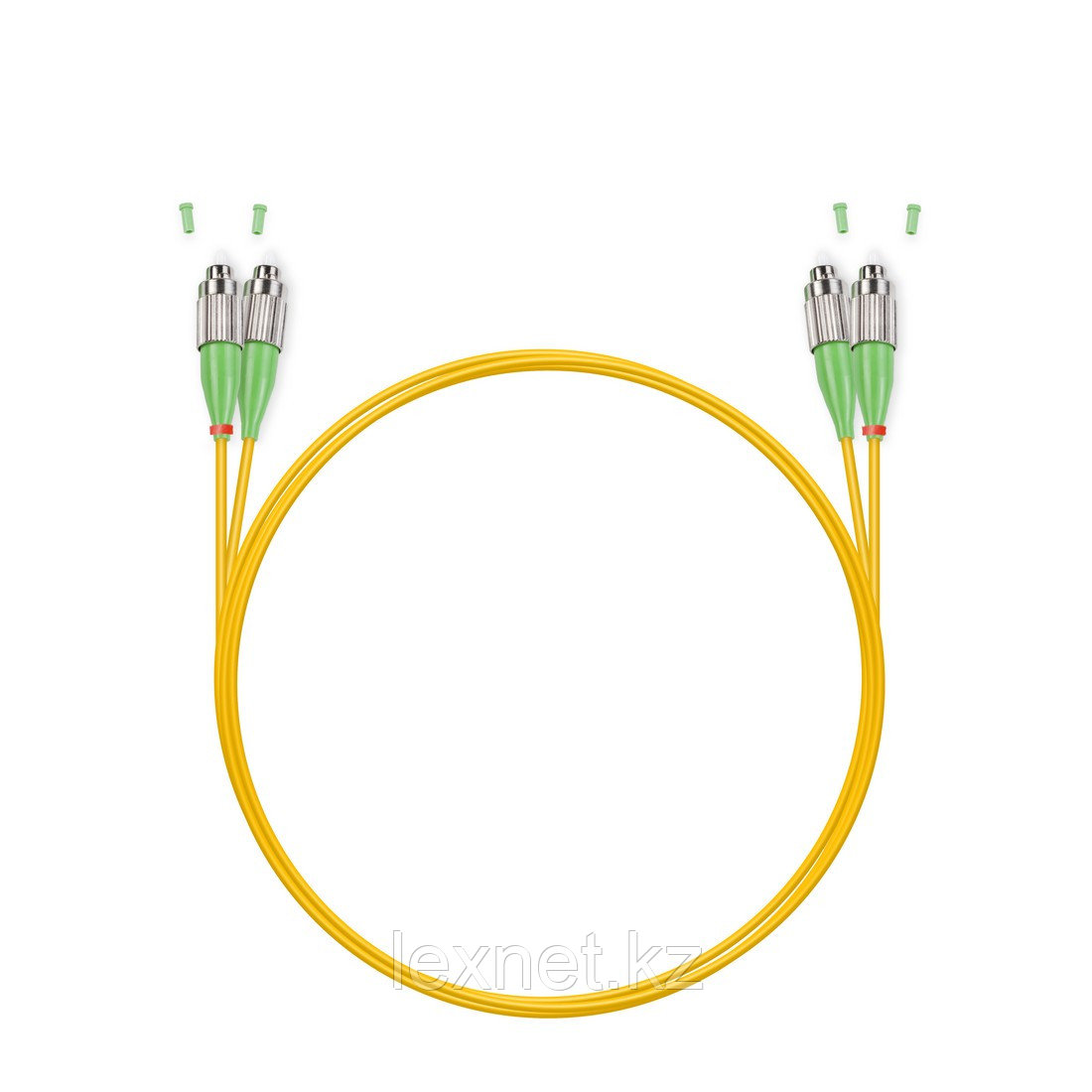 Патч Корд Оптоволоконный FC/APC-FC/APC SM 9/125 Duplex 3.0мм 1 м - фото 1 - id-p61964769