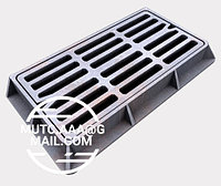 Люки водоприемные, ливневые чугунные тип С на шарнире