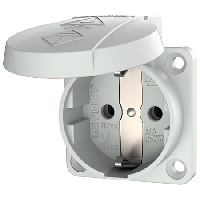 Панельная розетка SCHUKO