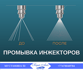 Инжектор саптамаларын ультрадыбыспен тазалау