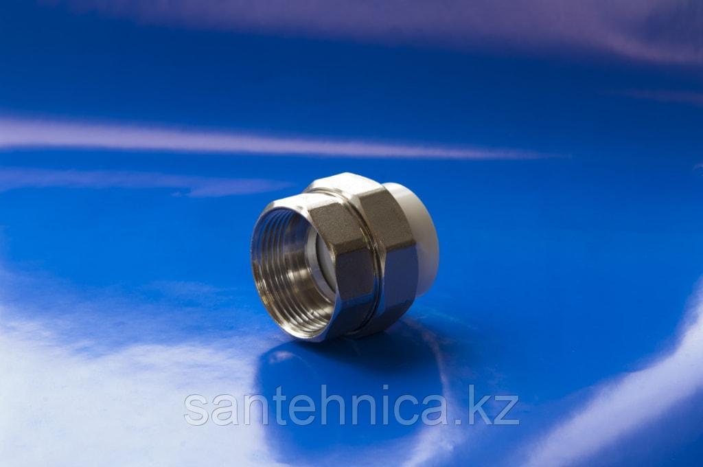 Муфта разъемн. "М" 50х1 1/2 PPR (БЕЛАЯ) (32)