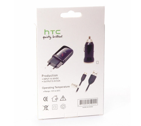 Универсальное зарядное устройство HTC 3 в 1, фото 2