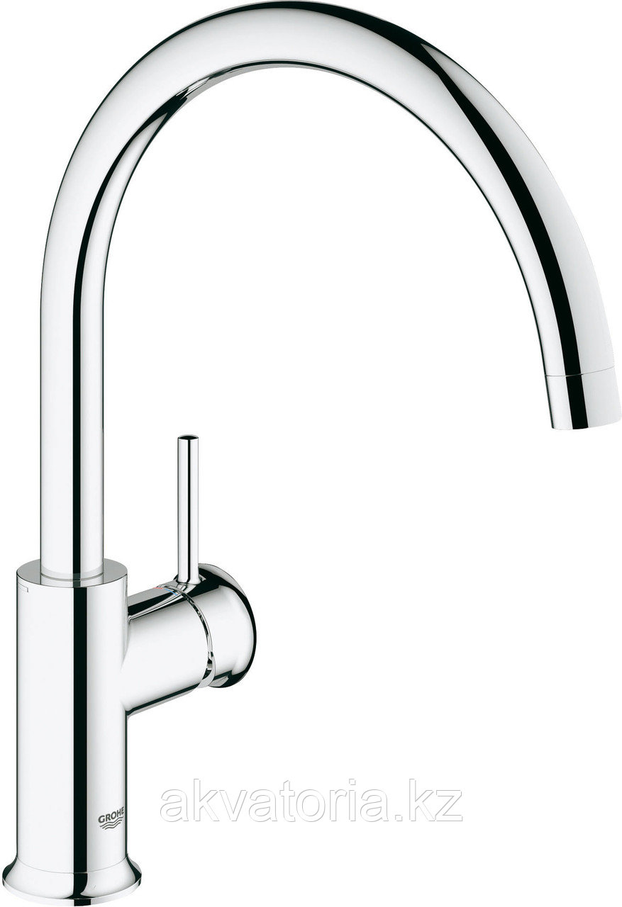 31234000 СМЕСИТЕЛЬ ДЛЯ МОЙКИ BauClassic OHM С ПОВОРОТНЫМ ИЗЛ