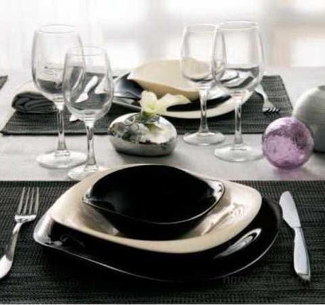 Сервиз столовый Luminarc Volare White&Black H4528, фото 1