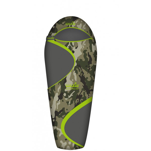 Спальный мешок трекинговый Norfin Scandic Plus 350 Camo, Форм-фактор: Кокон, Мест: 1 , Молния справа, t°(комфо