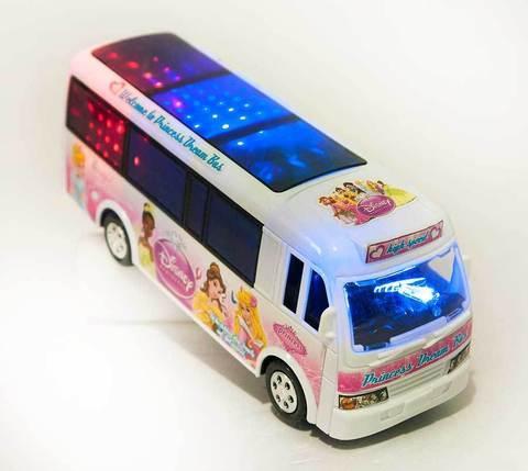 Игрушечный автобус с музыкой и световыми эффектами Princess Dream Bus, фото 2
