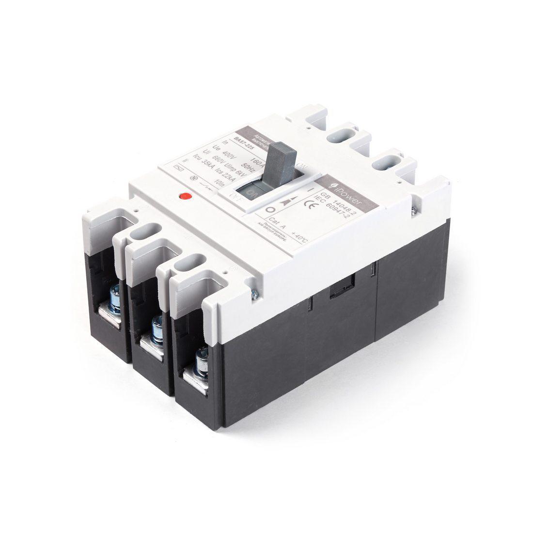 Автоматический выключатель установочный iPower ВА57-225 3P 200А, 380/660 В, Кол-во полюсов: 3, Предел отключен