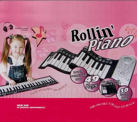 Синтезатор гибкий Rollin Piano - фото 4 - id-p62003173