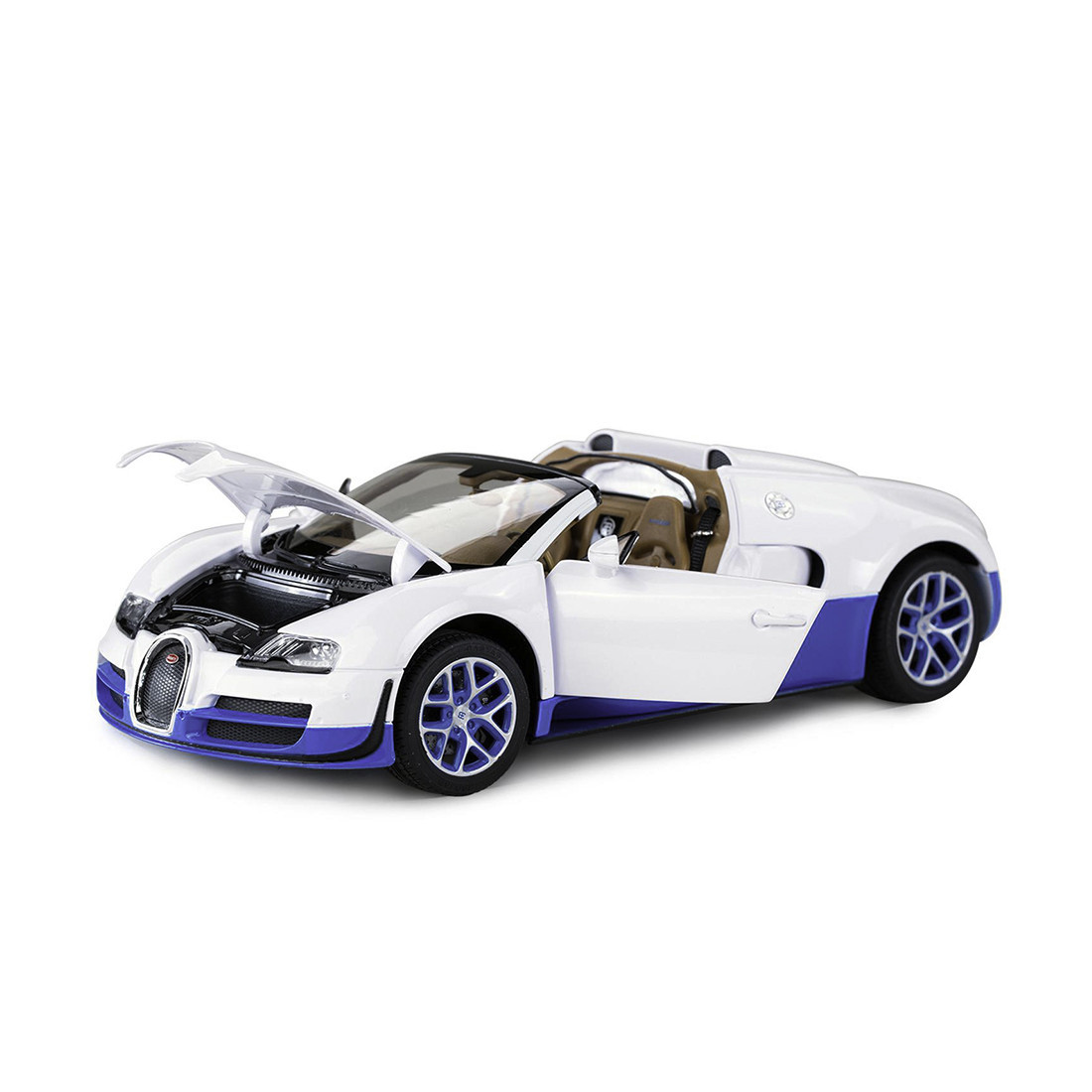 Модель автомобиля коллекционная Rastar Bugatti Grand Sport Vitesse, 1:18, Материал: Металл, Цвет: Белый, (4390