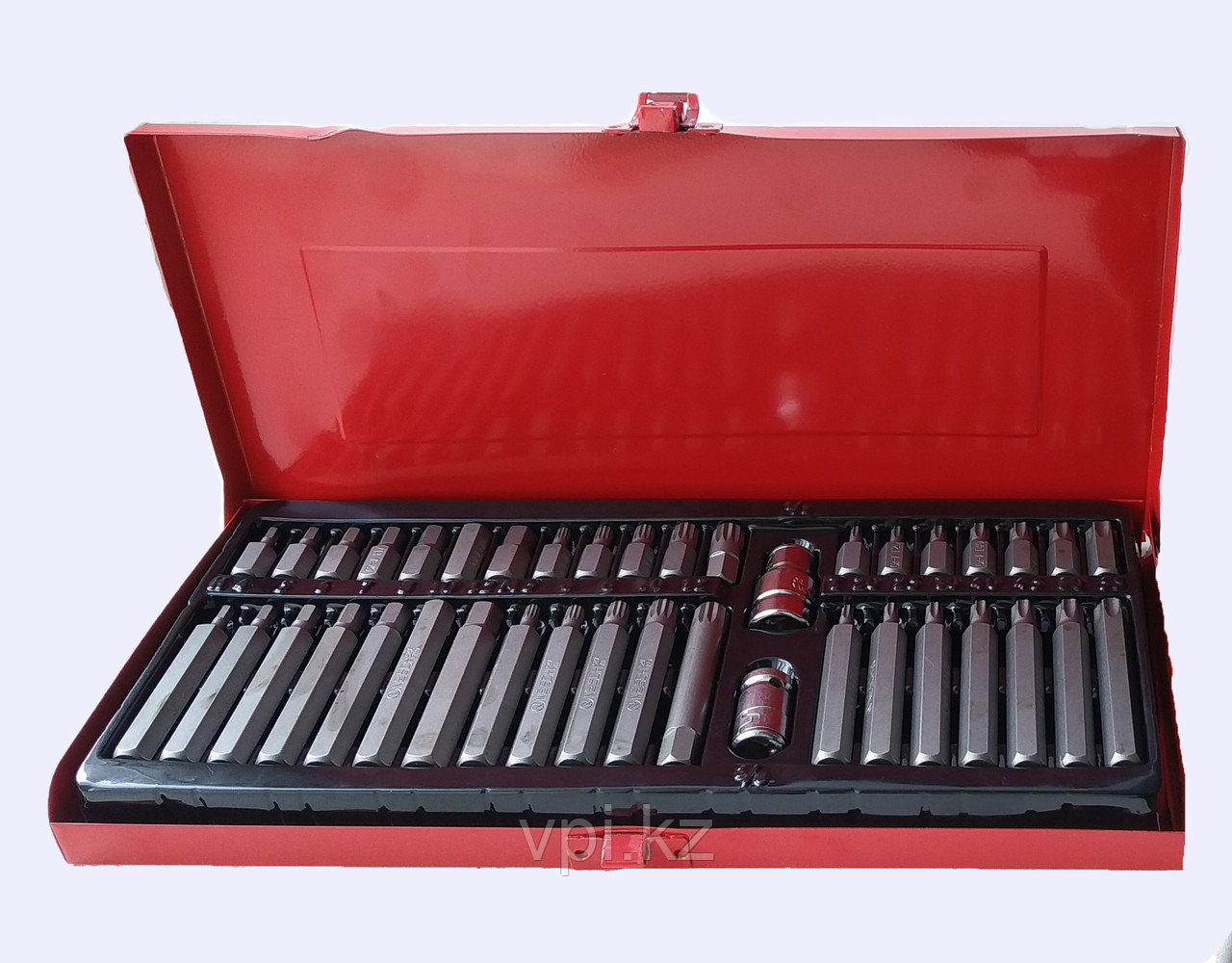 Набор бит HEX, TORX, SPLINE, 1/2", 3/8" 40шт. Bestir